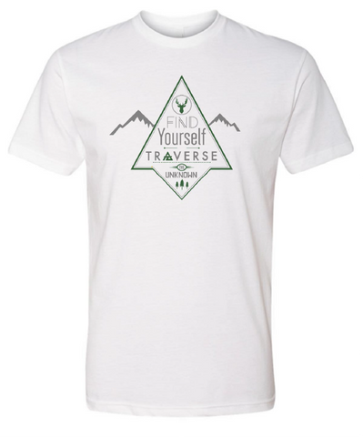 TRAVERSE - Find Yourself White T-shirt