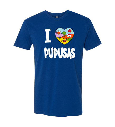 What's That You're Cookin? - Royal Blue I Heart Pupusas