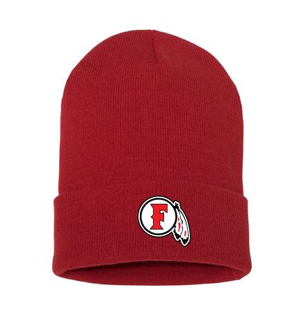 FUHS SOCCER - Cuffed Red Beanie