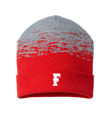 FUHS SOCCER -Static Cuffed Red Beanie